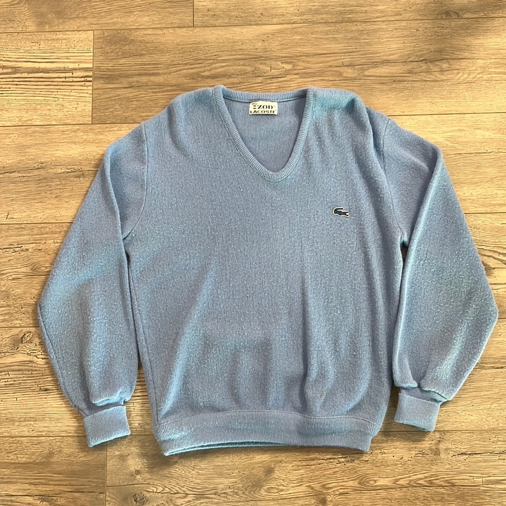 Vintage Izod x Lacoste v neck sweater